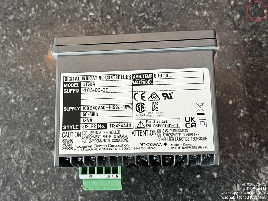 Yokogawa UT35A-103-00-00(13)